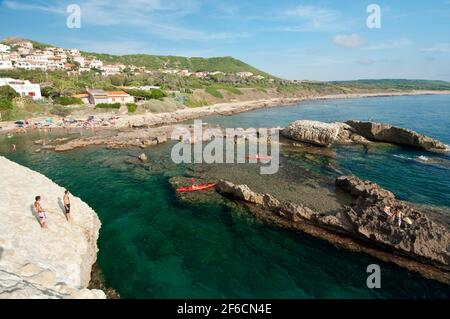 Torre del Pozzo, Cuglieri, Oristano, Sardaigne, Italie, Europe Banque D'Images