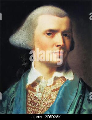 John Singleton Copley - Auto-portrait 1769 Banque D'Images