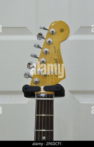 Kurt Cobain Fender, modèle Jaguar Banque D'Images