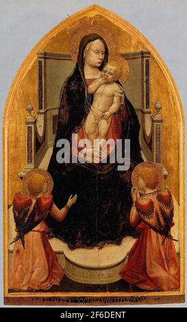 Masaccio - San Giovenale Triptyque Panneau Central 1423 Banque D'Images