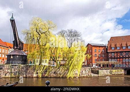 Lunebourg, ville hanséatique en Basse-Saxe, Lüneburg, alte Hansestadt en Niedersachsen Banque D'Images