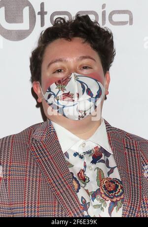 Brooklyn, NY, États-Unis. 30 mars 2021. Katie Schiller à la première New York de Shiva Baby à l'hôtel William Vale à Brooklyn, New York, le 30 mars 2021. Crédit : RW/Media Punch/Alamy Live News Banque D'Images