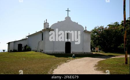 porto seguro, bahia / brésil - 2 février 2008 : vue sur l'église de Sao Joao Batista dans le quartier de Trancoso à Porto Seguro. *** Légende locale *** Banque D'Images