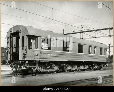 State Railways, SJ SO4 4610 le chariot de mesure suédois Mauzin Wagon BBR. Banque D'Images