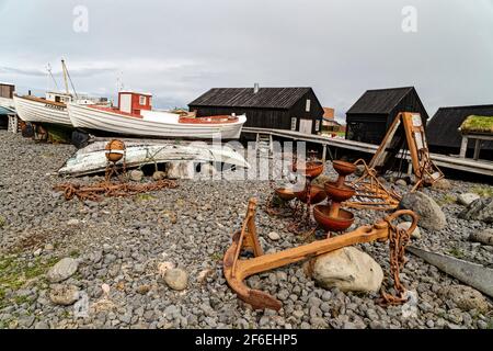 Akranes, Islande. 27 mai 2015. Le musée folklorique d'Akranes abrite quelques expositions, ainsi qu'un grand musée en plein air Banque D'Images