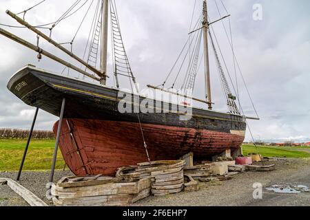 Akranes, Islande. 27 mai 2015. Le musée folklorique d'Akranes abrite quelques expositions, ainsi qu'un grand musée en plein air Banque D'Images