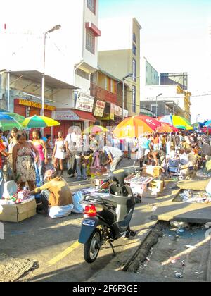 Marché de Port Louis Mauritius Banque D'Images