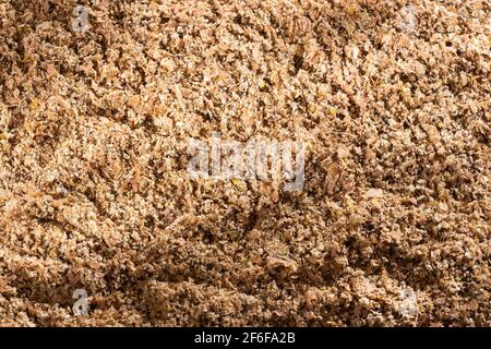 Poudre alimentaire à base de fibres de soja Banque D'Images