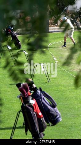 LE GOLF DAVID LEADBETTER ACADENY À LA CALA RESORT A MIJAS COSTA PRÈS DE MALAGA ESPAGNE 24/10/2002 PHOTO DAVID ASHDOWN.GOLF Banque D'Images