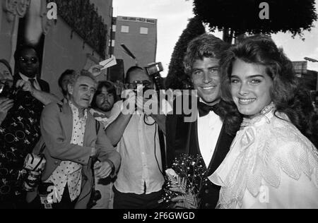 Ted McGinley et Brooke Shields le 20 décembre 1979. Crédit: Ralph Dominguez/MediaPunch Banque D'Images