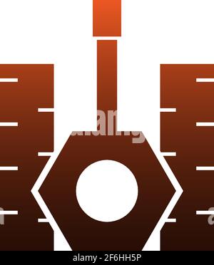 Military Tank, Army Tank icône logo modèle vecteur Illustration de Vecteur