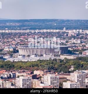 Stade de Puskas la plus grande arène sportive de Budapest Banque D'Images