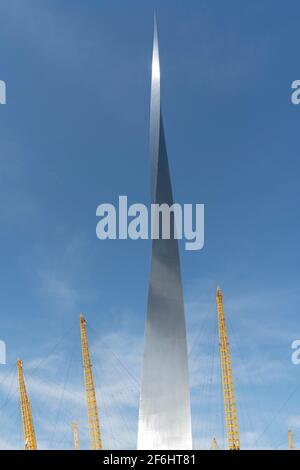 La péninsule Spire Greenwich Peninsula Banque D'Images