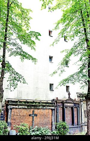Matthaeus Kirchhof Berlin St. ; vieux cimetière de Saint Matthieu, Berlin, Banque D'Images