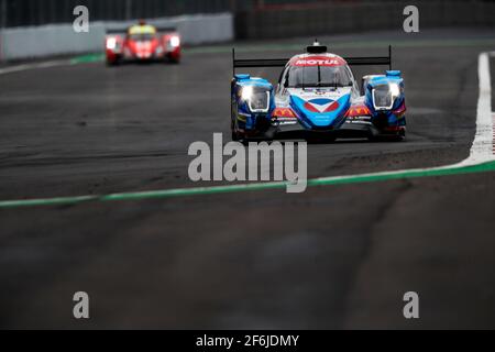 13 PIQUET Nelson jr (BRA), BECHE Matthias (che), HEINEMEIER HANSSON David (dnk), Oreca 07 Gibson team Vaillante Rebellion, action pendant le Championnat du monde d'endurance WEC 2017 de la FIA, 6 heures du Mexique du 1er au 3 septembre - photo Florent Gooden / DPPI Banque D'Images