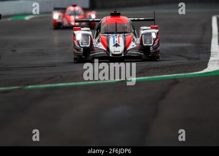 28 PERRODO François (fra), COLLARD Emmanuel (fra), VAXIERE Matthieu (fra), Oreca 07 Gibson team TDS course, action pendant le Championnat du monde d'endurance FIA WEC 2017, 6 heures du Mexique du 1er au 3 septembre - photo Florent Gooden / DPPI Banque D'Images