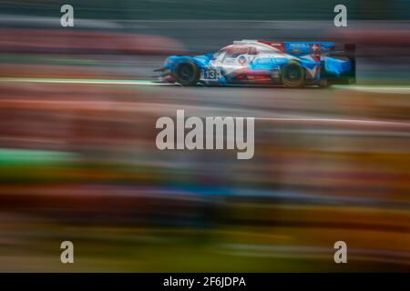 13 PIQUET Nelson jr (BRA), BECHE Matthias (che), HEINEMEIER HANSSON David (dnk), Oreca 07 Gibson team Vaillante Rebellion, action pendant le Championnat du monde d'endurance WEC 2017 de la FIA, 6 heures du Mexique du 1er au 3 septembre - photo Florent Gooden / DPPI Banque D'Images