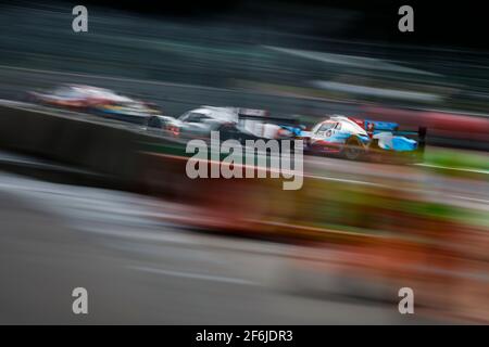 13 PIQUET Nelson jr (BRA), BECHE Matthias (che), HEINEMEIER HANSSON David (dnk), Oreca 07 Gibson team Vaillante Rebellion, action pendant le Championnat du monde d'endurance WEC 2017 de la FIA, 6 heures du Mexique du 1er au 3 septembre - photo Florent Gooden / DPPI Banque D'Images