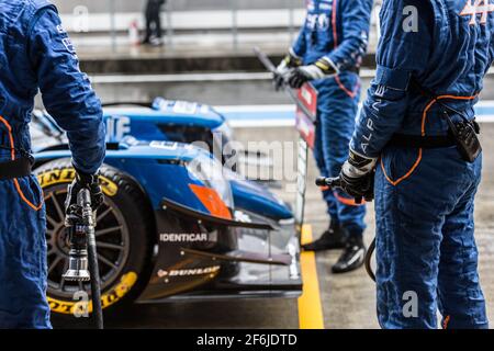 Alpine A470 Gibson team Signatech Alpine Matmut, ambiance mécanique lors du Championnat du monde d'endurance WEC 2017 de la FIA, 6 heures de Fuji du 13 au 15 octobre à Oyama, Japon - photo Clément chance / DPPI Banque D'Images