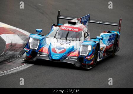 13 PIQUET Nelson jr (BRA), BECHE Matthias (che), HEINEMEIER HANSSON David (dnk), Oreca 07 Gibson team Vaillante Rebellion, action pendant le Championnat du monde d'endurance WEC 2017 de la FIA, 6 heures du Mexique du 1er au 3 septembre - photo Clement Marin / DPPI Banque D'Images