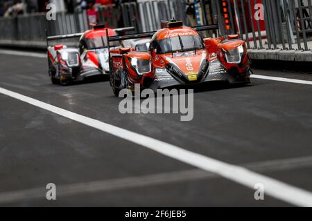 26 RUSINOV Roman (rus), THIRIET Pierre (fra), LYNN Alex (gbr), Oreca 07 Gibson team G-Drive course, action pendant le Championnat du monde d'endurance WEC de la FIA 2017, 6 heures du Mexique du 1er au 3 septembre - photo Florent Gooden / DPPI Banque D'Images