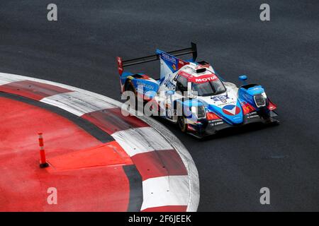 13 PIQUET Nelson jr (BRA), BECHE Matthias (che), HEINEMEIER HANSSON David (dnk), Oreca 07 Gibson team Vaillante Rebellion, action pendant le Championnat du monde d'endurance WEC 2017 de la FIA, 6 heures du Mexique du 1er au 3 septembre - photo DPPI Banque D'Images