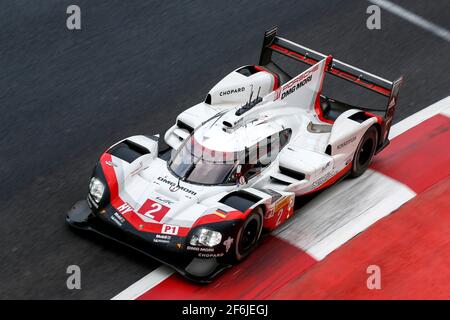 02 BERNHARD Timo (deu), HARTLEY Brendon (nzl), BAMBER Earl (nzl), Porsche 919 hybride lmp1 équipe Porsche, action pendant le Championnat du monde d'endurance WEC 2017 de la FIA, 6 heures du Mexique du 1er au 3 septembre - photo DPPI Banque D'Images