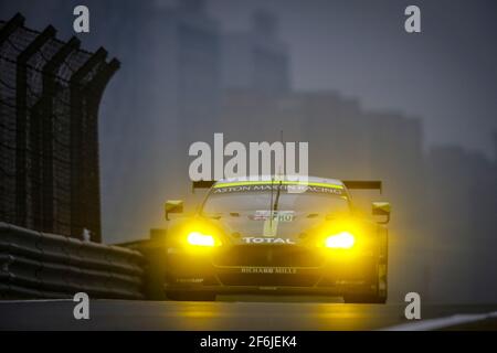 97 TURNER Daren (gbr), ADAM Jonny (gbr), Aston Martin Vantage équipe Aston Martin, action pendant le Championnat du monde d'endurance WEC 2017 de la FIA, 6 heures de Shanghai du 3 au 5 novembre, à Shanghai, Chine - photo François Flamand / DPPI Banque D'Images