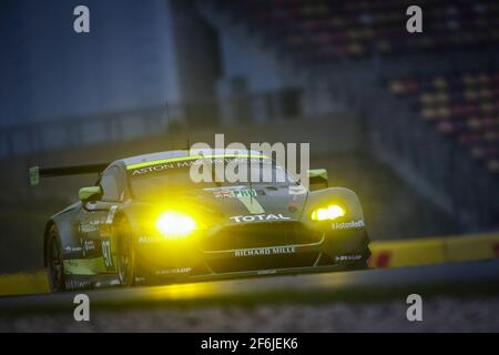 97 TURNER Daren (gbr), ADAM Jonny (gbr), Aston Martin Vantage équipe Aston Martin, action pendant le Championnat du monde d'endurance WEC 2017 de la FIA, 6 heures de Shanghai du 3 au 5 novembre, à Shanghai, Chine - photo François Flamand / DPPI Banque D'Images