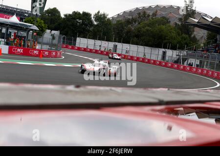 02 BERNHARD Timo (deu), HARTLEY Brendon (nzl), BAMBER Earl (nzl), Porsche 919 hybride lmp1 équipe Porsche, action pendant le Championnat du monde d'endurance WEC 2017 de la FIA, 6 heures du Mexique du 1er au 3 septembre - photo Clement Marin / DPPI Banque D'Images