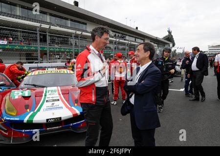 FILLON Pierre (FRA), Président de l'ACO atmosphère portait pendant le Championnat du monde d'endurance WEC 2017 de la FIA, 6 heures du Mexique du 1er au 3 septembre - photo Frédéric le Floc'h / DPPI Banque D'Images