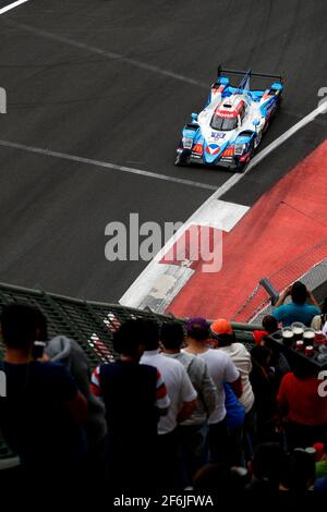 13 PIQUET Nelson jr (BRA), BECHE Matthias (che), HEINEMEIER HANSSON David (dnk), Oreca 07 Gibson team Vaillante Rebellion, action pendant le Championnat du monde d'endurance WEC de la FIA 2017, 6 heures du Mexique du 1er au 3 septembre - photo Frédéric le Floc'h / DPPI Banque D'Images