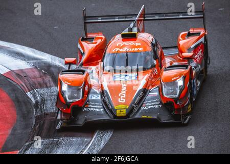 26 RUSINOV Roman (rus), THIRIET Pierre (FRA), LYNN Alex (gbr), Oreca 07 Gibson team G-Drive course, action pendant le Championnat du monde d'endurance WEC FIA 2017, 6 heures du Mexique du 1er au 3 septembre - photo Clement Marin / DPPI Banque D'Images