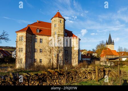 Le château de Netra à Hesse en Allemagne Banque D'Images