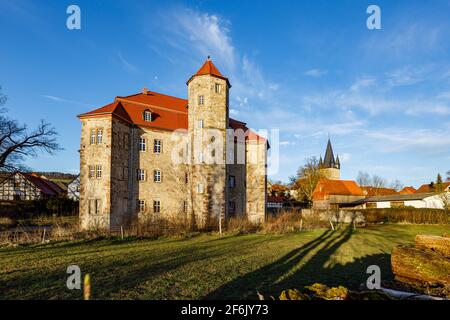 Le château de Netra à Hesse en Allemagne Banque D'Images