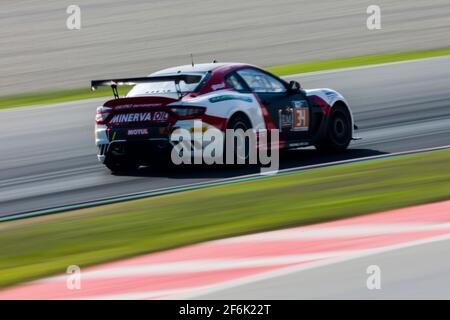 34 MARIE Philippe (fra) Maserati Grand Turismo GT4 ÉQUIPE GP 34 par Gemo Motorsport pendant la série Blancpain GT 2017, à Barcelone, espagnol du 29 septembre au 1 octobre - photo: Xavi Bonilla / DPPI Banque D'Images