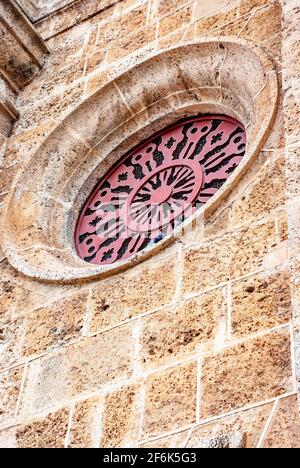 Intérieur de l'Iglesia de San Pedro Claver. Église située à Cartagena de Indias, en Colombie. 26 avril 2011 Banque D'Images