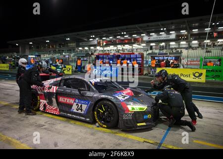 34 SCHIMDT Peter, SAURENMANN Ronnie, car Collection Motorsport, Audi R8 LMS, action pendant l'ADAC Zurich 2017 24 heures de Nurburgring, Allemagne du 25 au 28 mai - photo Antonin Vincent / DPPI Banque D'Images