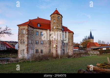 Le château de Netra à Hesse en Allemagne Banque D'Images