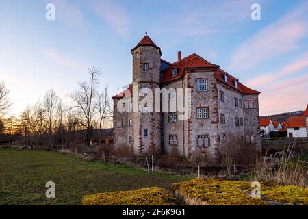 Le château de Netra à Hesse en Allemagne Banque D'Images