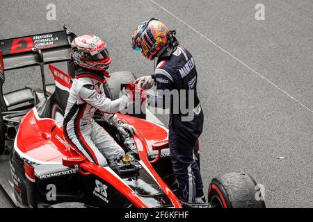 07 MATSUSHITA Nobuharu, Grand Prix d'Art, action pendant le championnat de Formule 2 2017 de la FIA de Monaco du 24 au 28 mai à Monaco - photo Frédéric le Floc'h / DPPI Banque D'Images