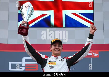 03 RUSSELL George, Grand Prix d'Art, podium pendant le championnat GP3 2017 de la FIA, Autriche du 7 au 9 juillet, à Spielberg, Autriche - photo Sebastiaan Rozendaal / DPPI Banque D'Images