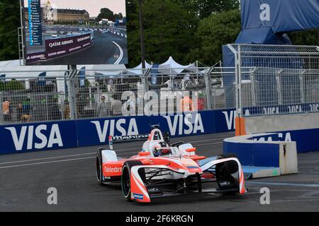 19 ROSENQVIST Felix (swe) Formule E course de Mahindra pendant le championnat de Formule E 2017, à Paris, France à partir de mai 20 - photo Eric Vargiolu / DPPI Banque D'Images