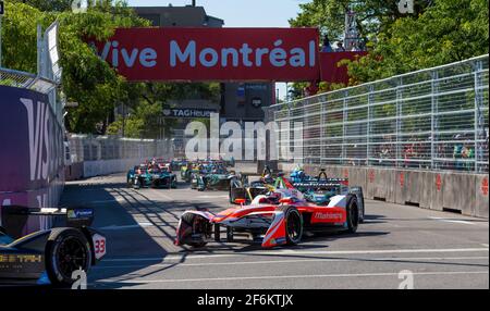 19 ROSENQVIST Felix (SWE), course de Mahindra de Formule E, action pendant le championnat de Formule E 2017, à Montréal, Canada du 28 au 30 juillet - photo DPPI Banque D'Images