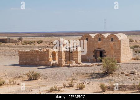 Qusayr Amra parfois Quseir Amra ou Qasr Amra , l'un des châteaux du désert situés dans l'est de la Jordanie Banque D'Images