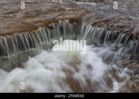 Healey Falls Havelock Ontario Canada en été Banque D'Images