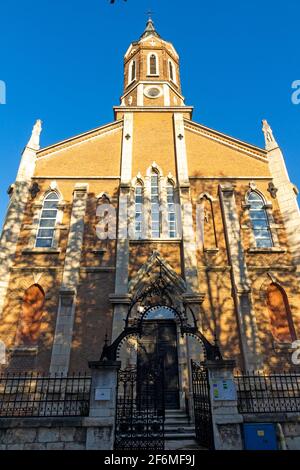 RUSE, BULGARIE - 2 NOVEMBRE 2020 : Saint-Paul de l'Église catholique de la ville de Ruse, Bulgarie Banque D'Images