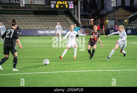 Malmö, Suède. 1er avril 2021. Caroline Seger (17) du FC Rosengard vu dans la deuxième partie de la finale de la Ligue des champions de l'UEFA à Malmö Idrottsplats à Malmö, en Suède. (Crédit photo : Gonzales photo/Alamy Live News Banque D'Images