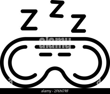 Icône thérapie du sommeil. Outline Sleep Therapy Vector Icon pour la conception de sites Web isolé sur fond blanc Illustration de Vecteur