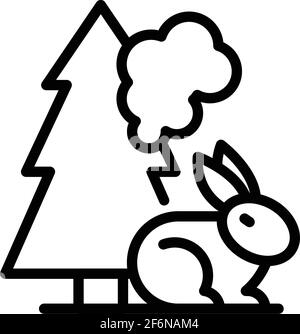 Icône Wildfire. Icône vectorielle de vecteur de feu de forêt pour la conception de sites Web isolée sur fond blanc Illustration de Vecteur